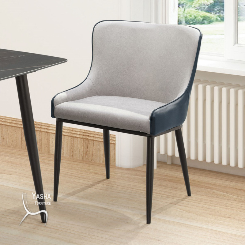 B507-02 維克多餐椅 (2610)(淺灰)