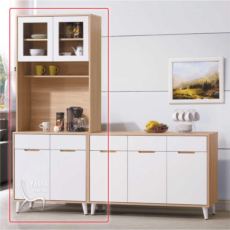 B454-01 伊登北歐2.7尺餐櫃(A328+A152-1)