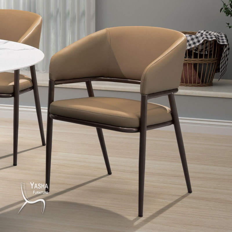 B502-02 史派克餐椅 (M85)(2068-22卡其)