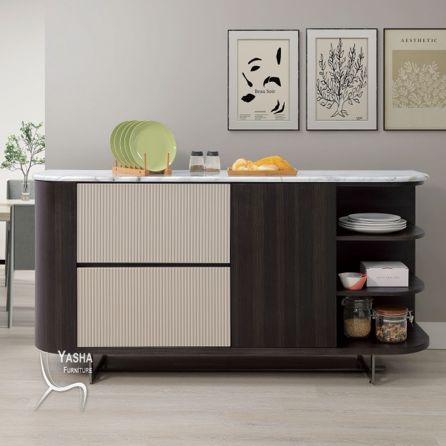 B425-01 舒美特5.3尺石面收納櫃 (2278)