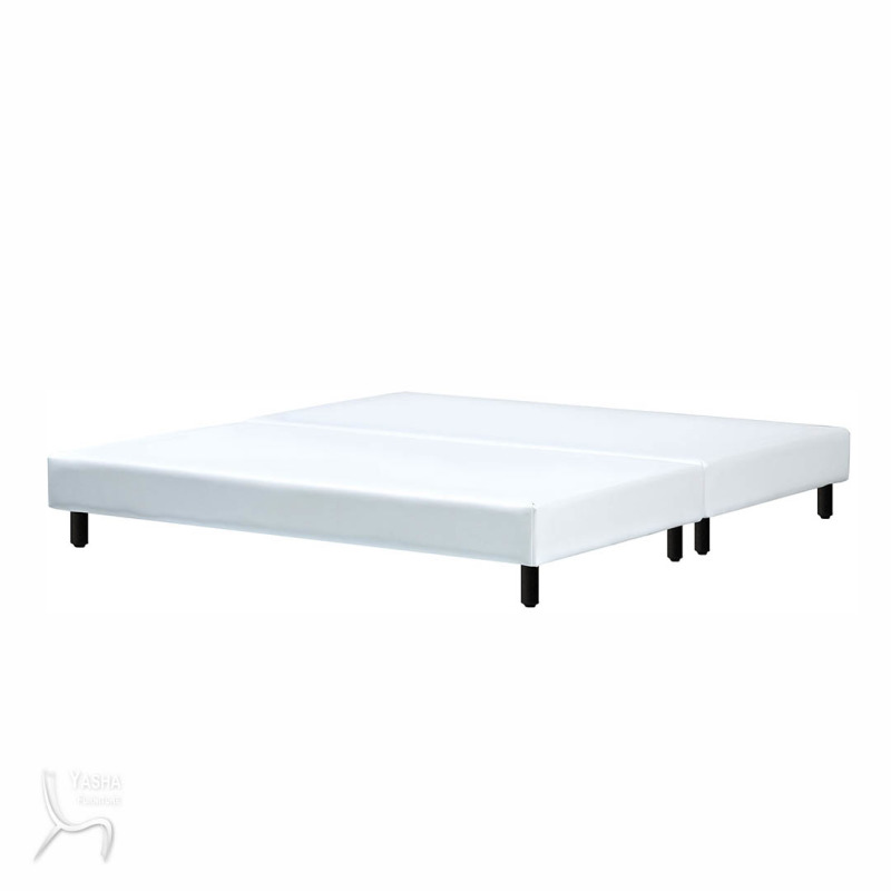 B196-18 白色6×7尺加長皮革床底 (600-WL)