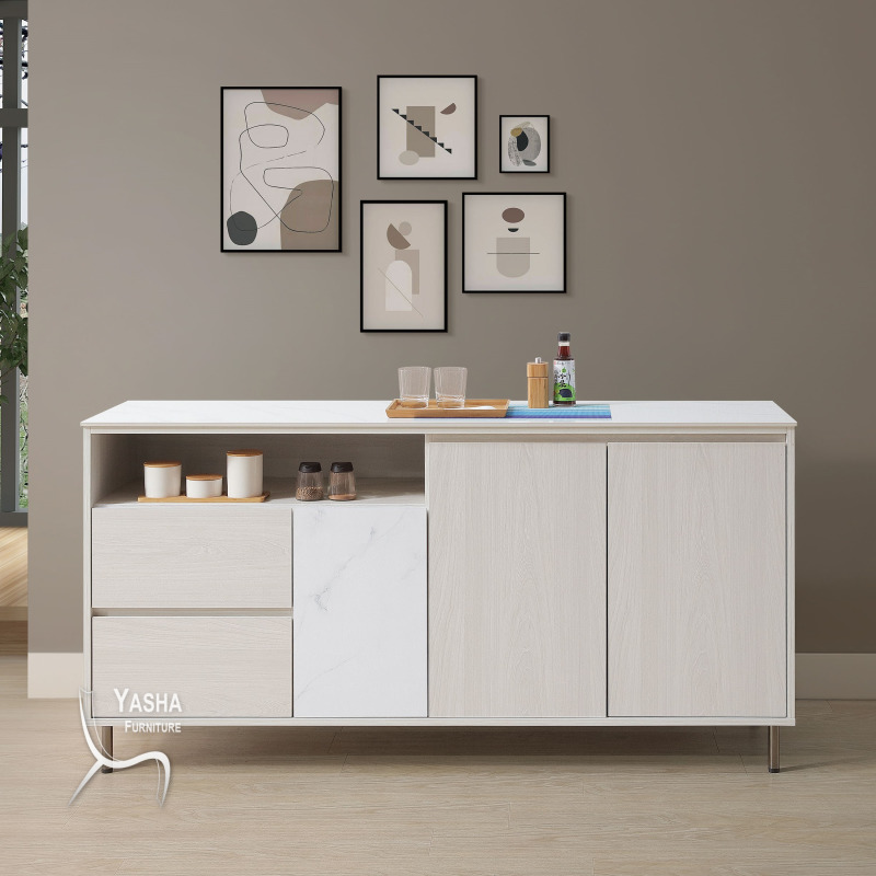 B444-02 泰倫5.3尺收納櫃下座(L115+J212岩板)