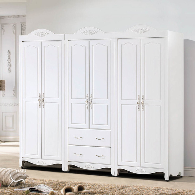 B162-01 艾莉歐風8尺衣櫥(S104+S105×2)