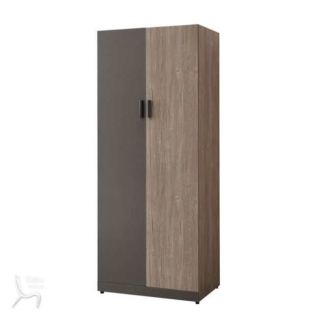 B139-04 布拉格2.7尺雙吊衣櫥 (G212)