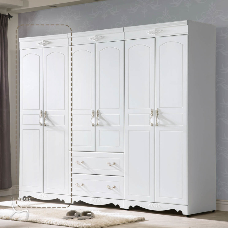 B158-02 溫妮莎歐風2.7尺雙吊衣櫥(S209)