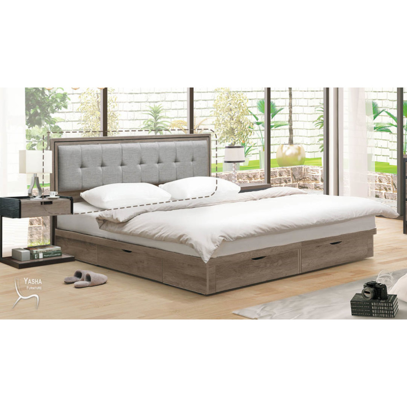 B143-02 艾美古橡色3.5尺床頭片 (D161)