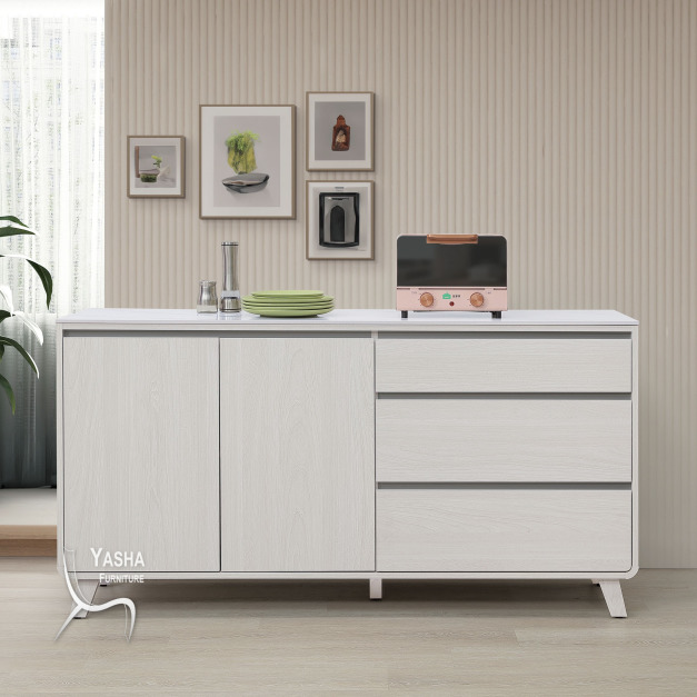 B442-02 瑞莎5.3尺收納櫃下座(M371+J212岩板)