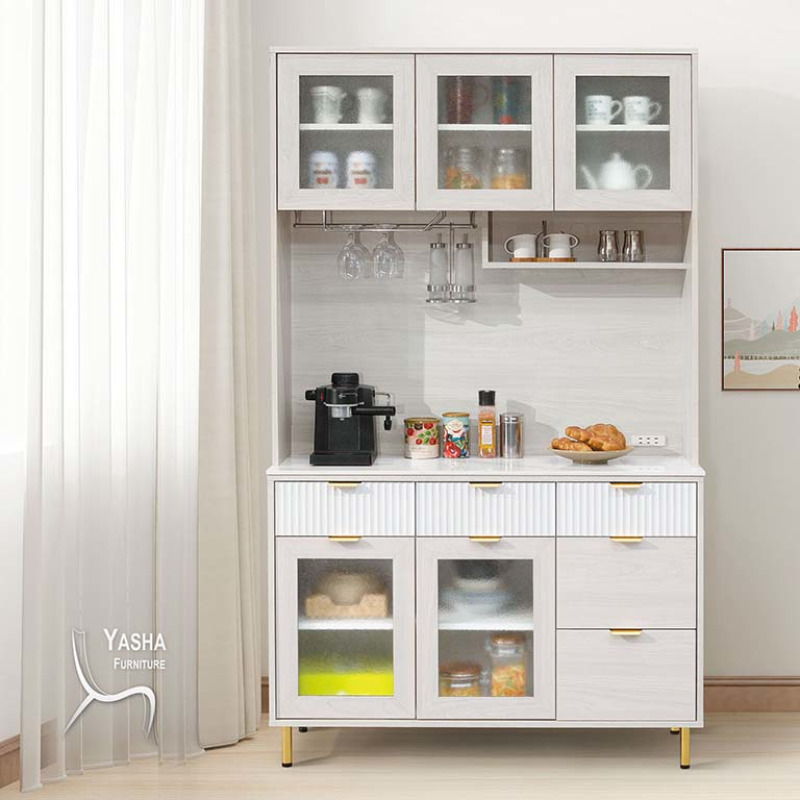 B436-04 黛妮4尺收納櫃組 (J253+J213+J211岩板)