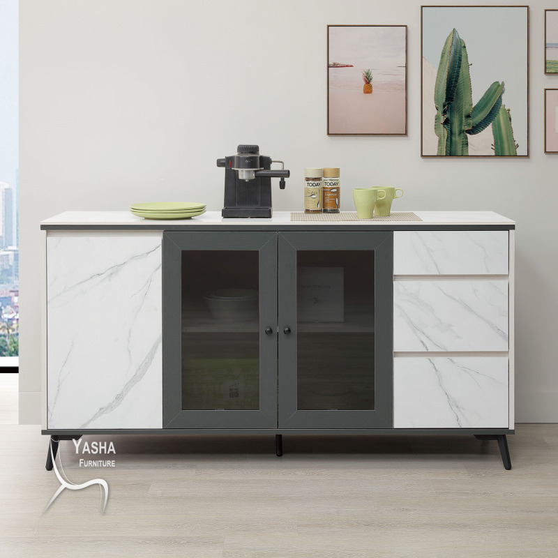 B438-02 克洛伊5.3尺收納櫃下座(M502+J212岩板)