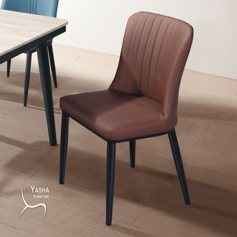 B506-06 里奇餐椅 (A12)(咖啡皮)
