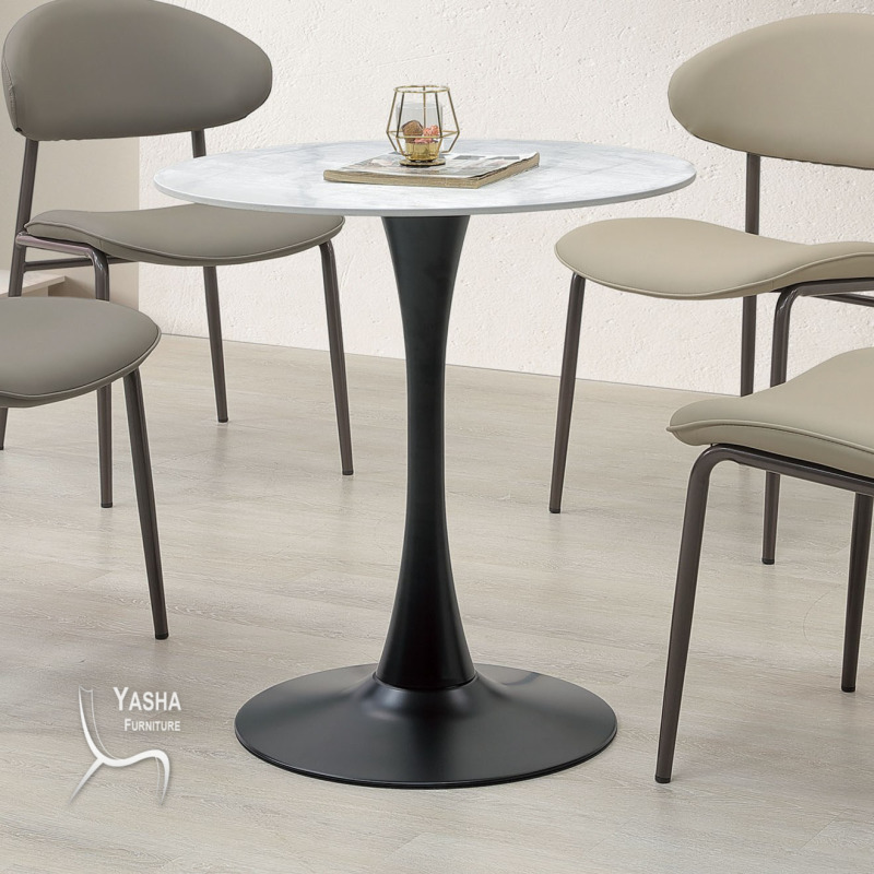 B509-07 格列弗2.3尺岩板圓餐桌(Z02)