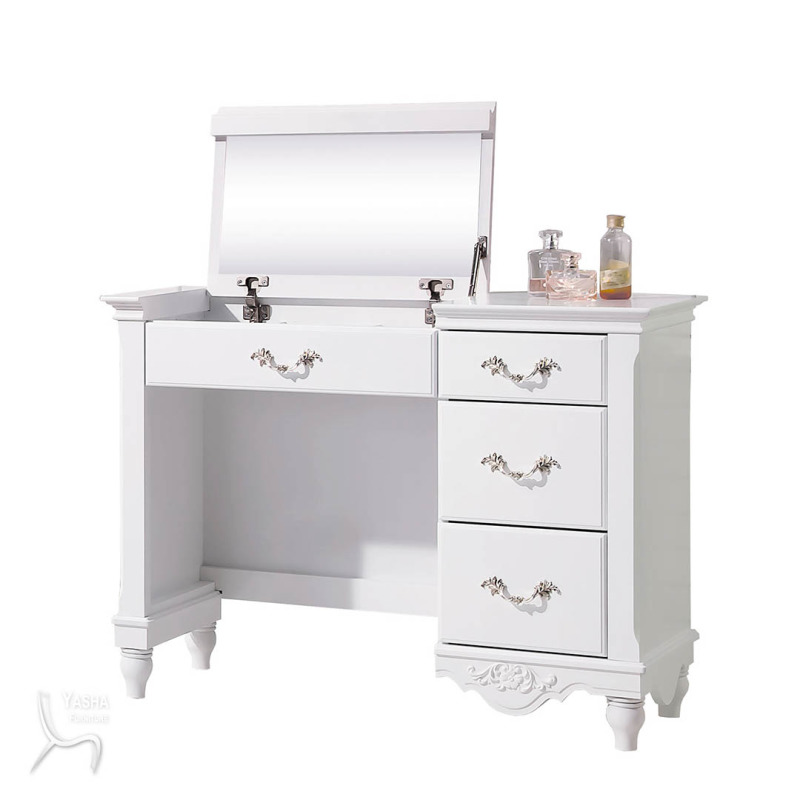 B158-05 奧莉薇歐風3.2尺掀鏡台 (含椅)(A603+A603椅)