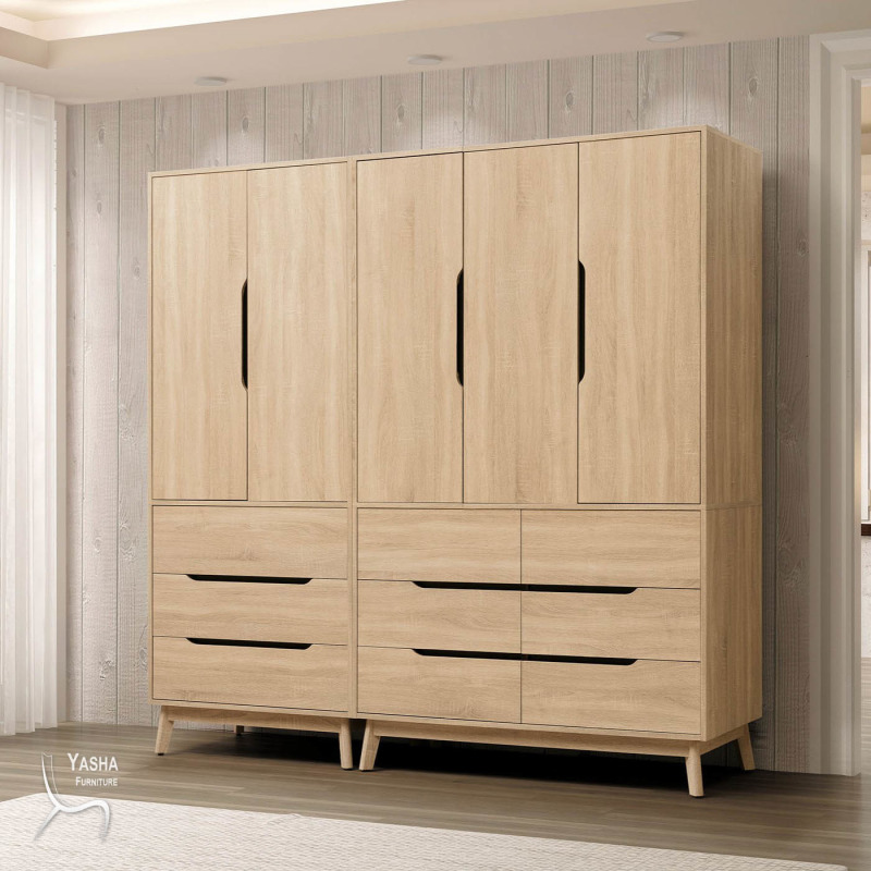 B128-01 奧斯陸7尺組合衣櫥(D209+D210)