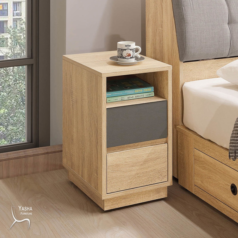 B132-10 布萊恩1尺床頭櫃 (L155)