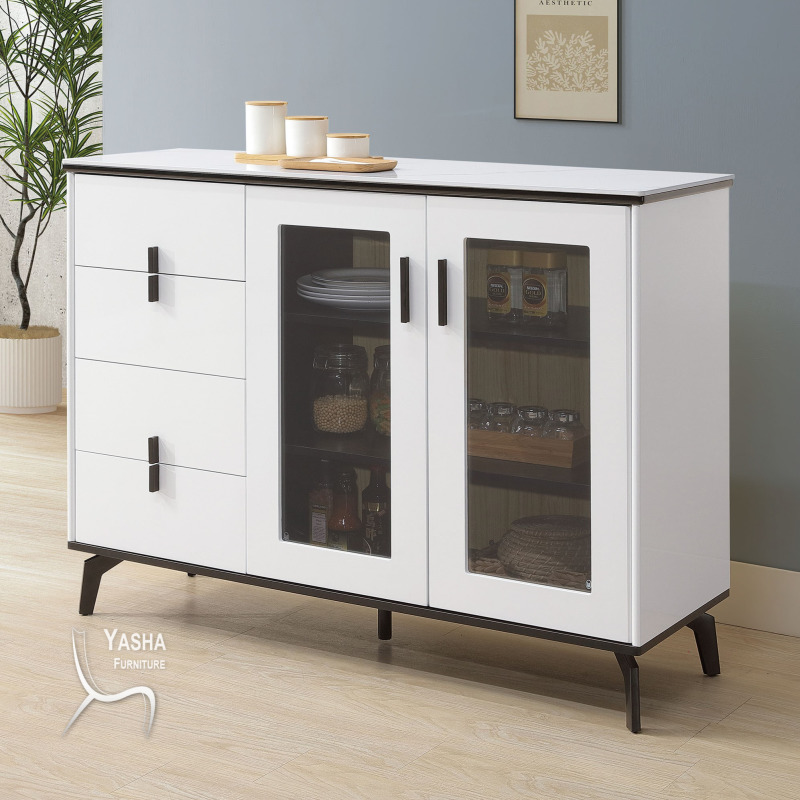 B426-03 法蘭奇4尺岩板收納櫃 (X-2147)