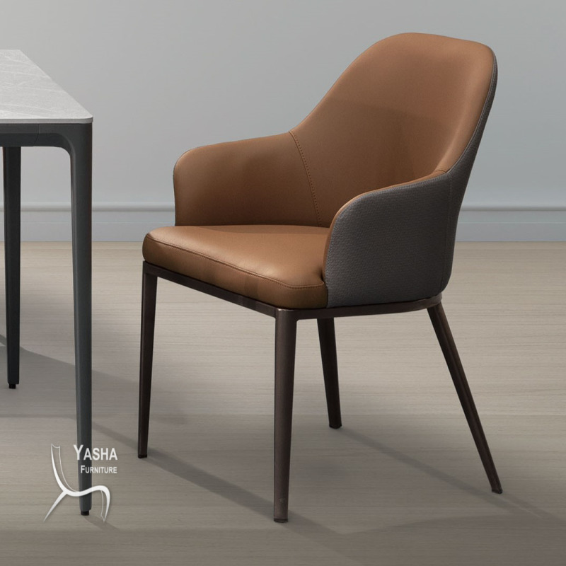 B488-03 布蘭特餐椅 (M87)(2068-25土黃)