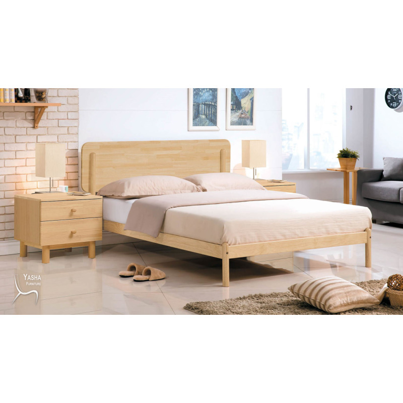 B149-03 羅德北歐本色3.5尺床台(木面)(B671)