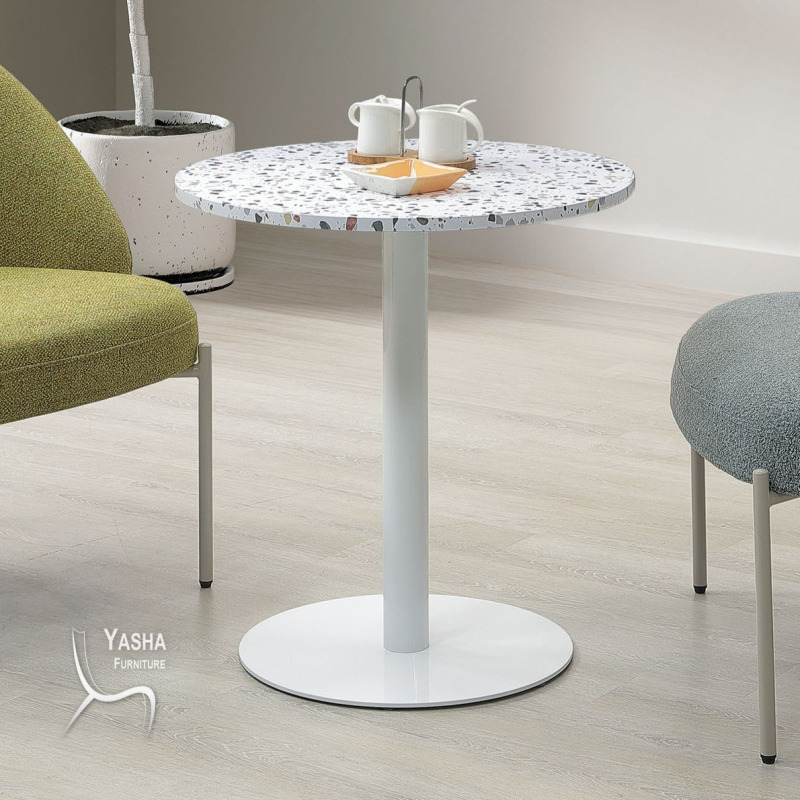 B511-07 菲利2尺洽談桌 (T821水磨石紋)