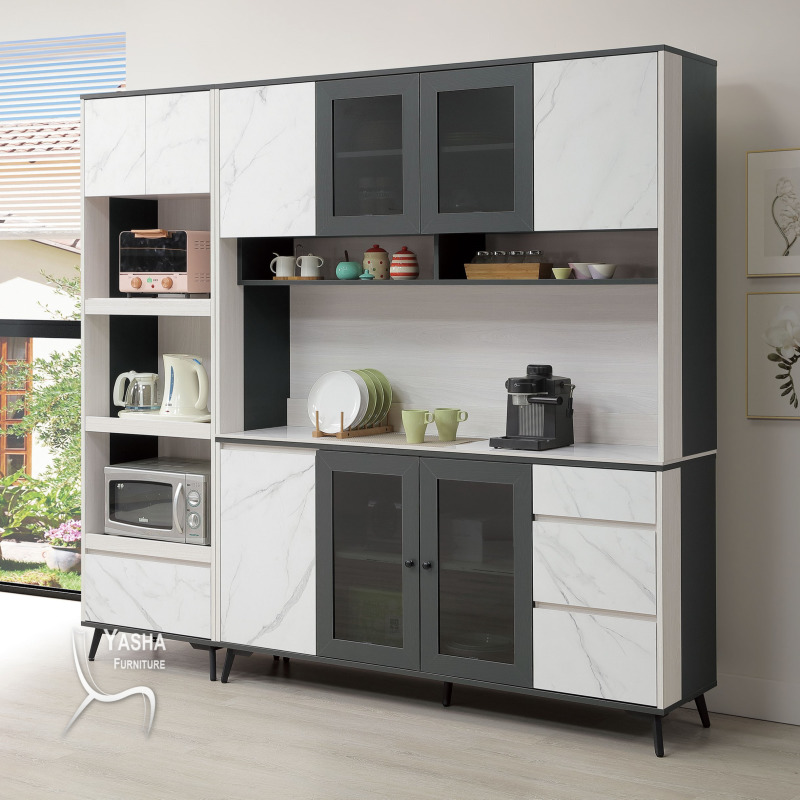 B437-02 克洛伊5.3尺收納櫃(M502+M505+J212岩板)