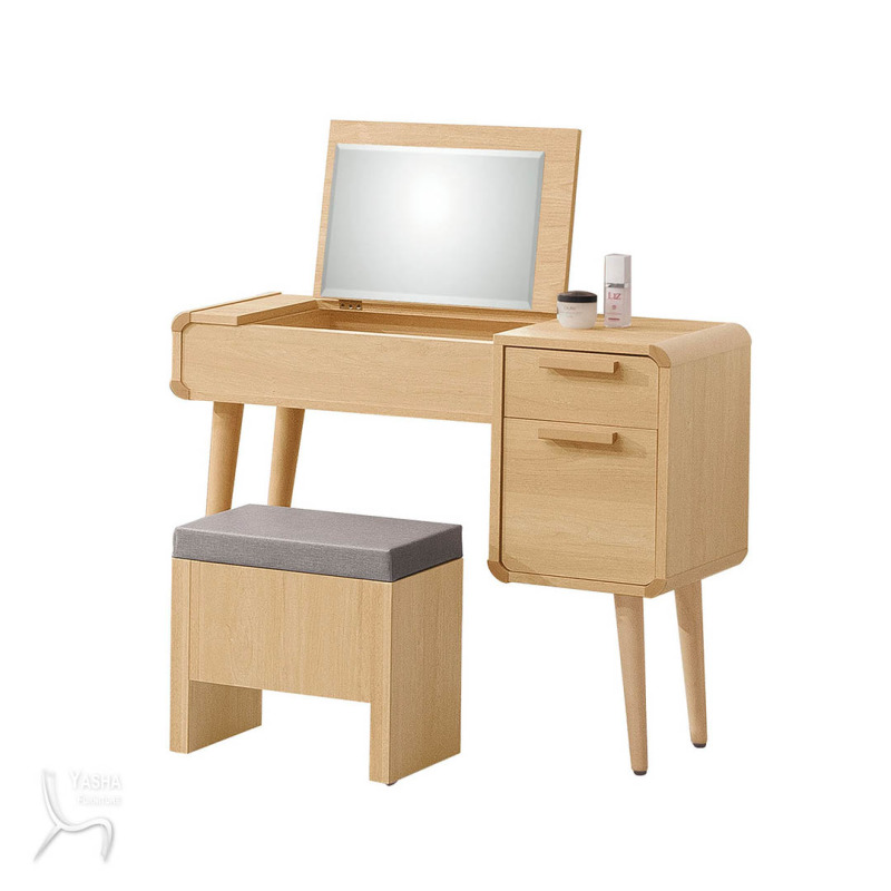 B123-10 艾維3尺掀鏡台 (含椅)(F405+F406)