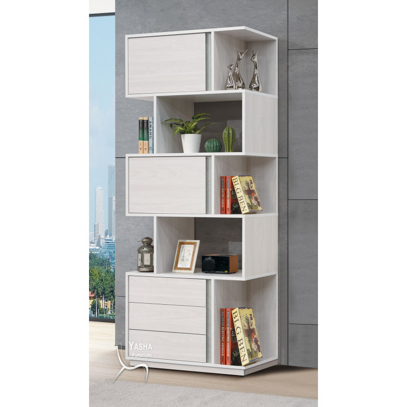 B366-01 沃克2.7尺收納櫃(HY813) (抽在左)