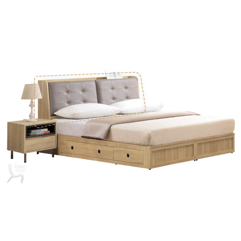 B133-04 韋恩5尺床頭 (B501)