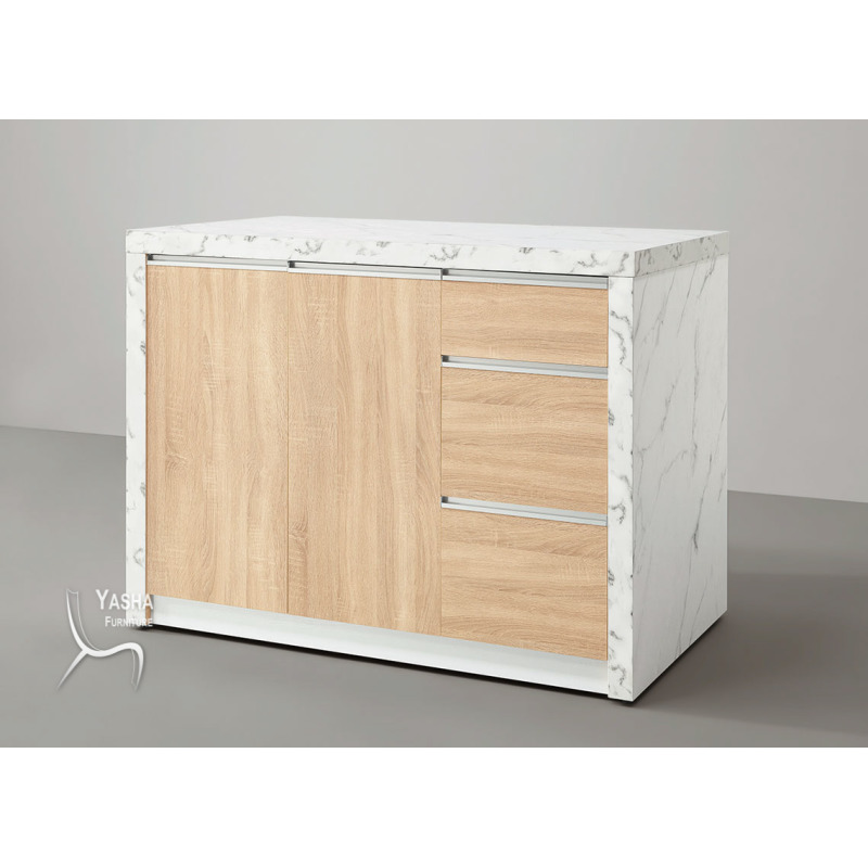 B414-02 貝莉4尺中島桌 (G360)