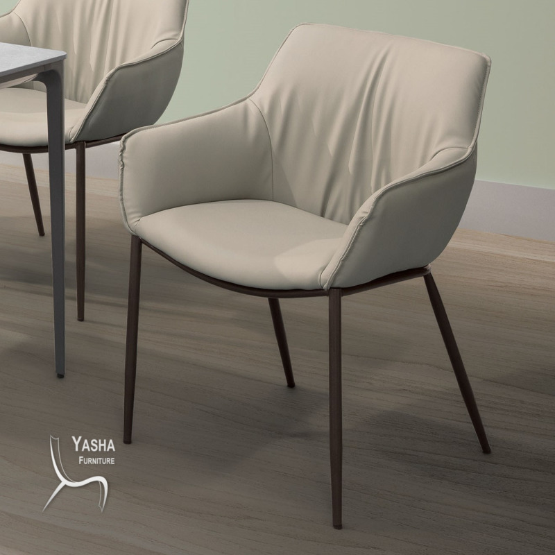 B488-06 卡斯帕餐椅 (M63)(淺灰)