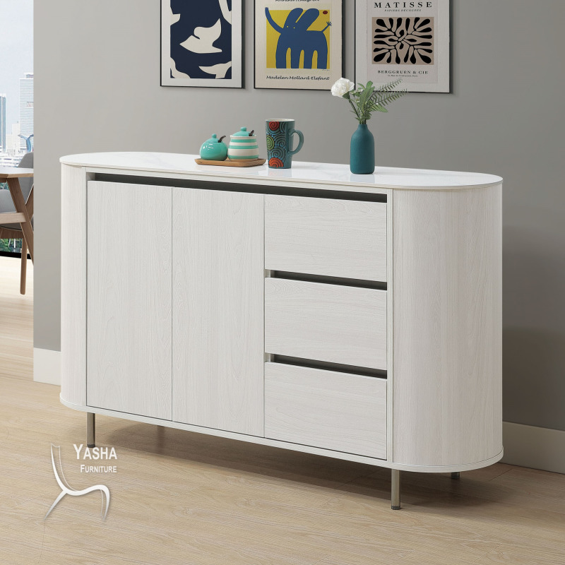 B432-02 勞倫斯5尺岩板收納櫃(L309+L309岩板)