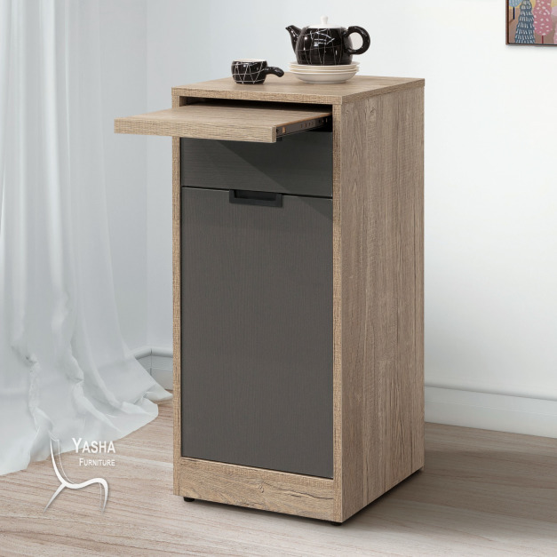 B424-02 雨果1.2尺收納櫃(J715)(碳燒/灰)