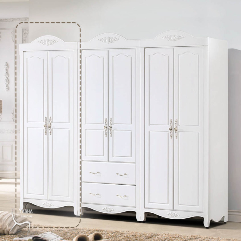 B162-02 艾莉歐風2.7尺雙吊衣櫥 (S105)