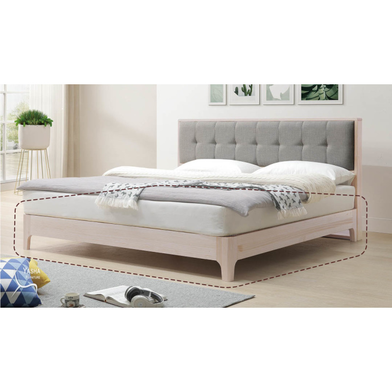 B150-10 挪威洗白5尺實木床底(L903)