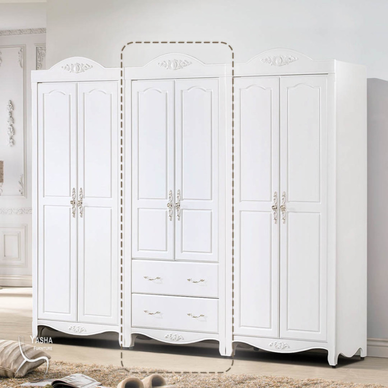 B162-03艾莉歐風2.7尺二抽衣櫥 (S104)