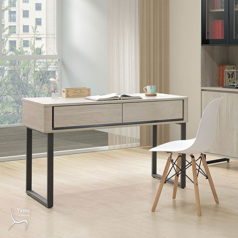 B573-01 威瑟斯4尺書桌 (HY874+HY874腳×2)