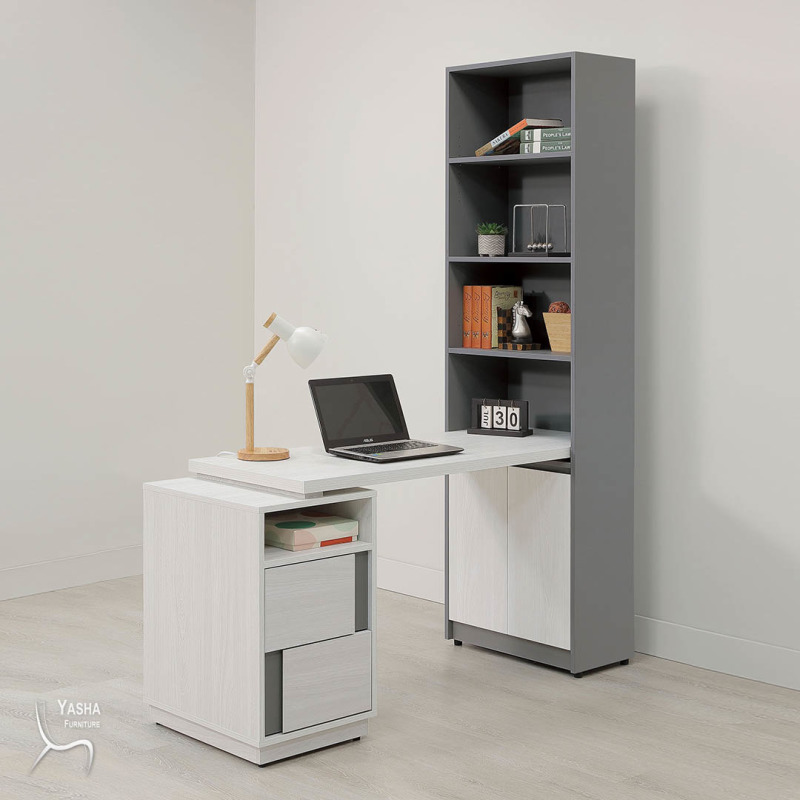 B560-06 凱倫4尺桌面書櫃組(M321+M324+M325+M312)