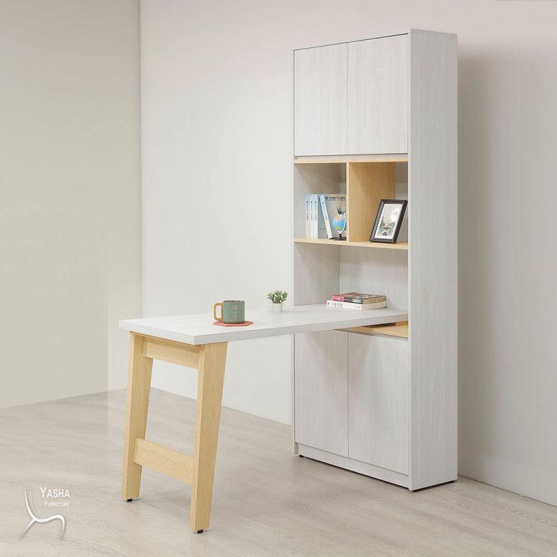 B556-02 泰勒4尺桌面書櫃組(M121+M123+M126)