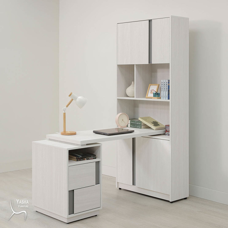 B560-03 凱倫4尺桌面書櫃組(M321+M324+M325+M326)