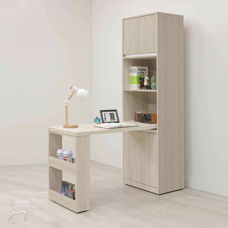 B552-02 萊米克4尺桌面書櫃組(HY933+HY935+HY938)