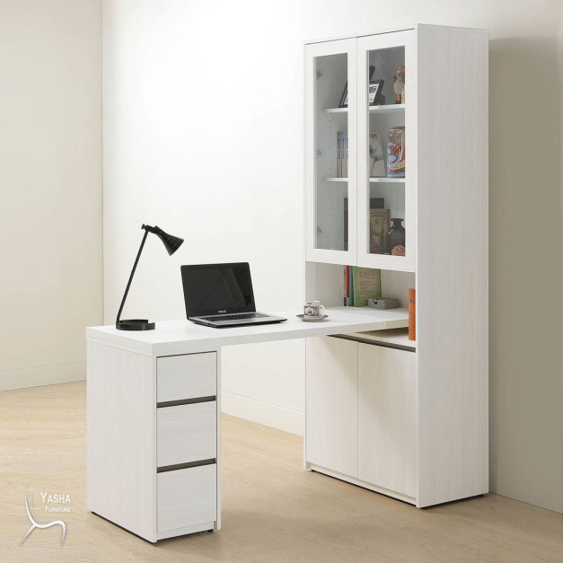 B566-01 弗洛拉2.7尺書櫃桌組 (L758+L761+L763)