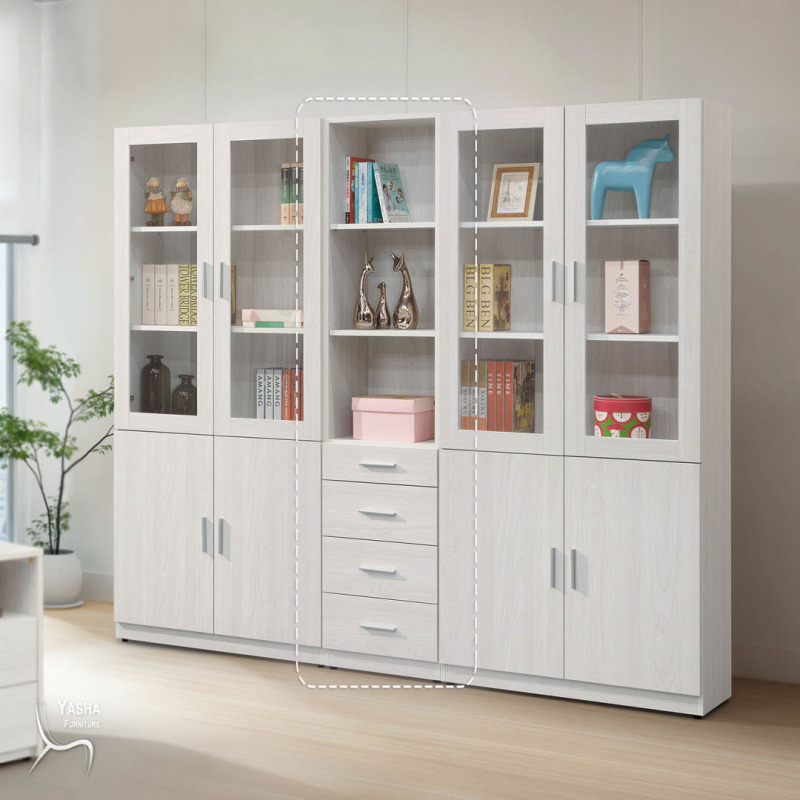 B562-03 布林1.3尺四抽書櫃 (J718)