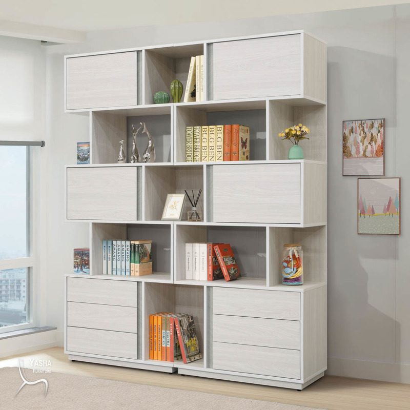 B564-02 沃克5.3尺書櫃組(HY812+HY813)