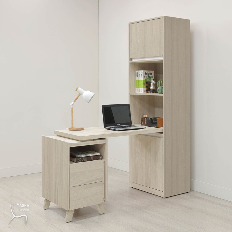 B552-03 萊米克4尺桌面書櫃組(HY933+HY936+HY937+HY938)