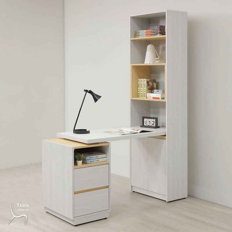 B556-06 泰勒4尺桌面書櫃組(M121+M124+M125+M127)