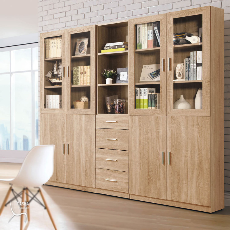 B578-02 盧卡斯6.6尺系統組合書櫃 (B230×2+B231)