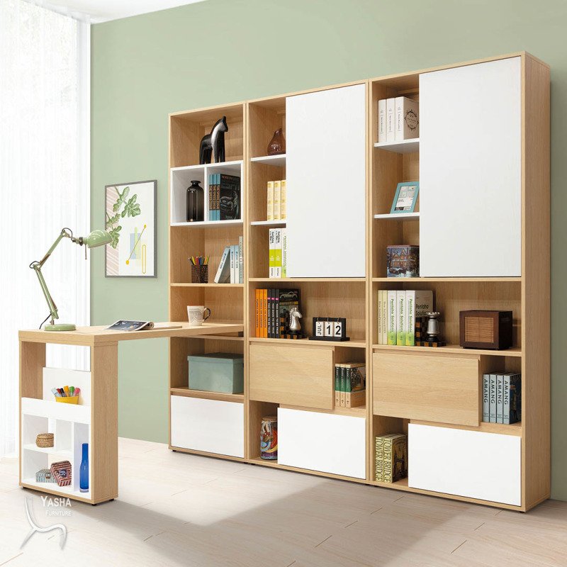 B570-01 佩芮7.4尺書櫃書桌組
(H531+H532×2+G257+G258)