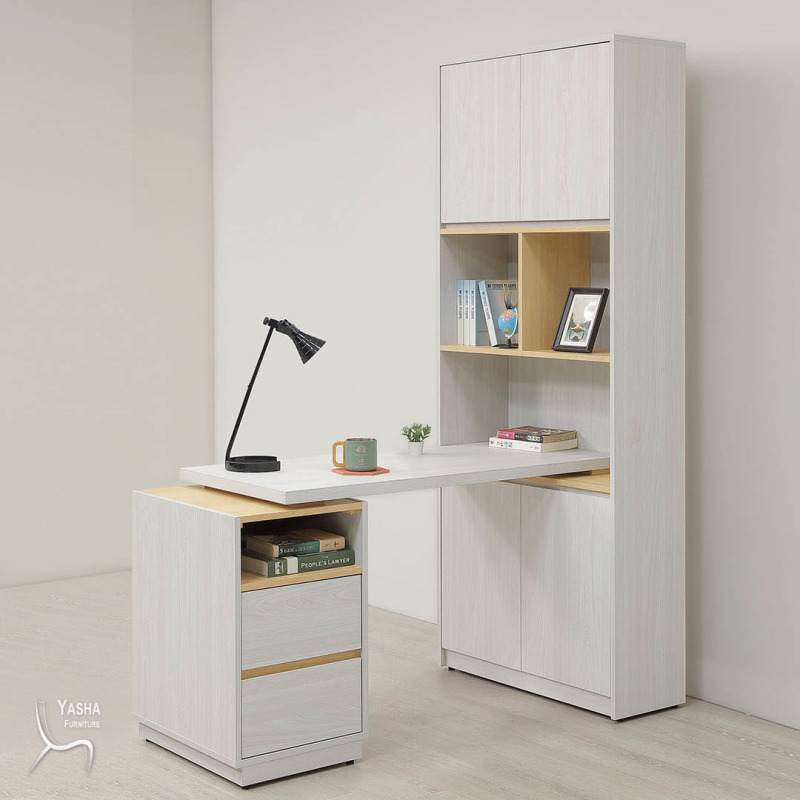 B556-03 泰勒4尺桌面書櫃組(M121+M124+M125+M126)