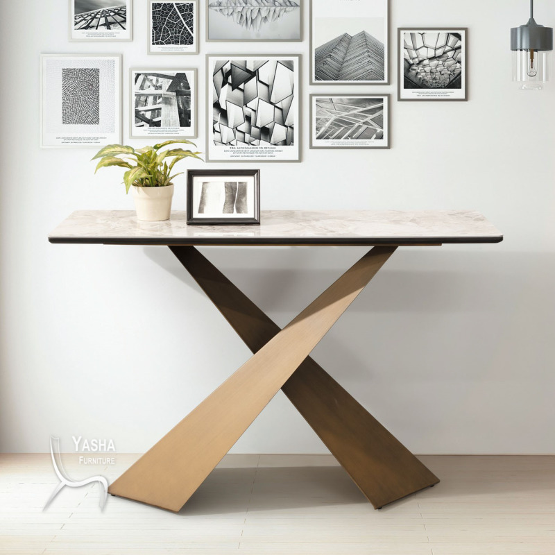 B383-01 安摩斯4尺岩板玄關桌 (902)