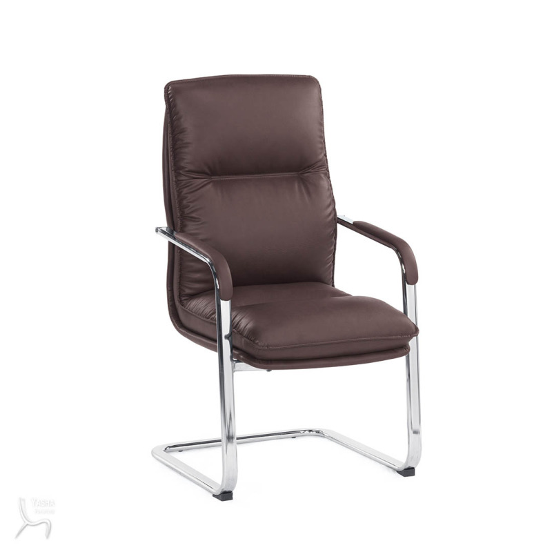 1660-4 布蘭德洽談椅(咖啡色)(皮)