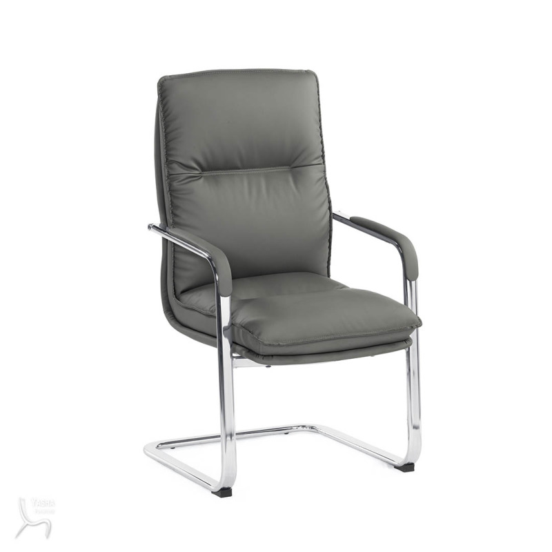 1659-4 布蘭德洽談椅(灰色)(皮)