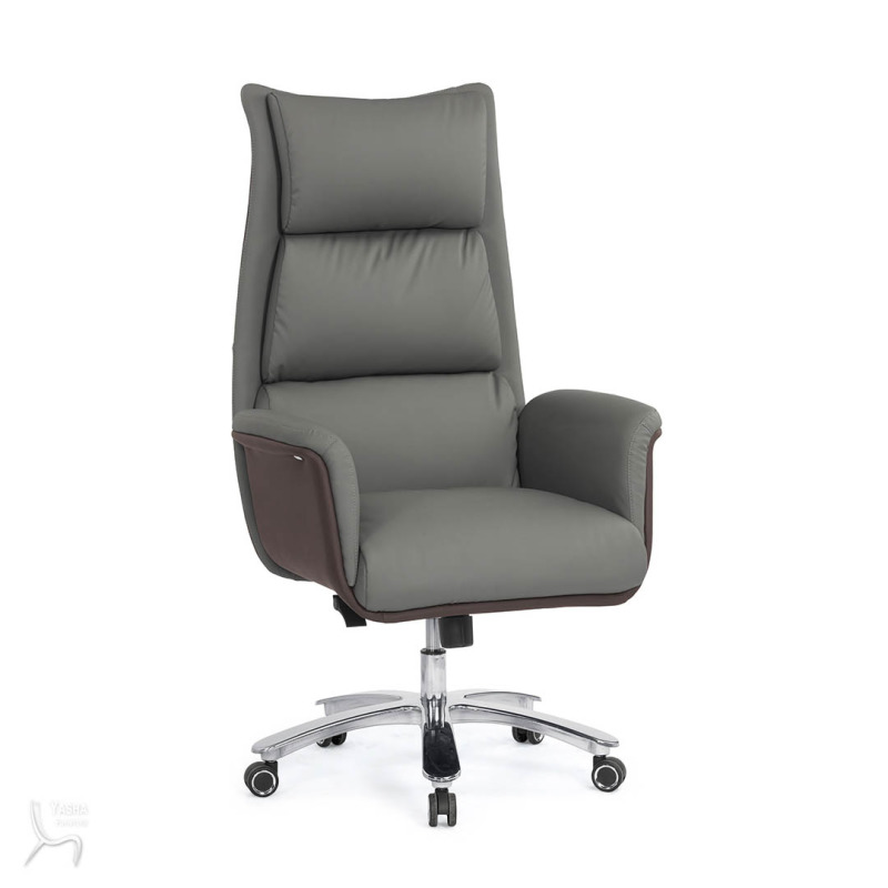 1651-1 嘉達辦公椅(高背)(灰色)(皮)